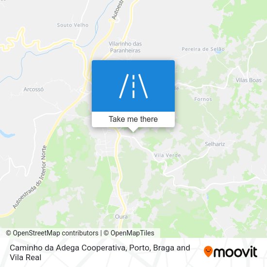 Caminho da Adega Cooperativa map