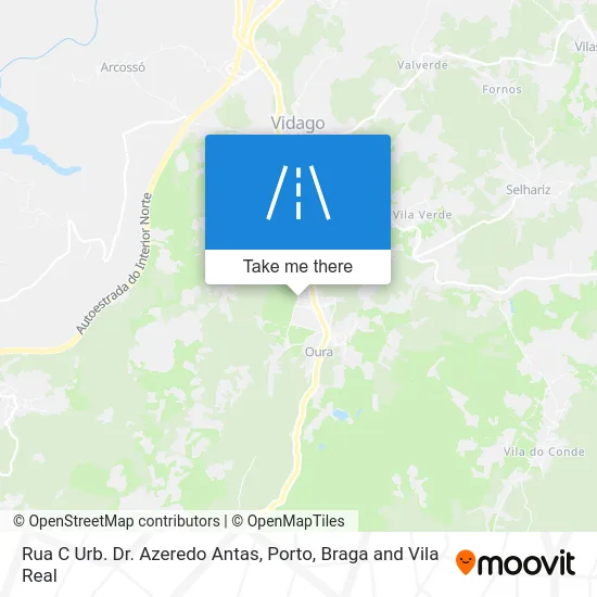 Rua C Urb. Dr. Azeredo Antas map