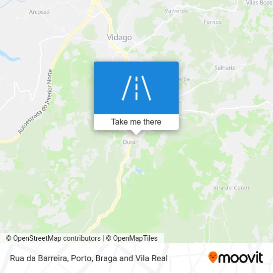 Rua da Barreira map