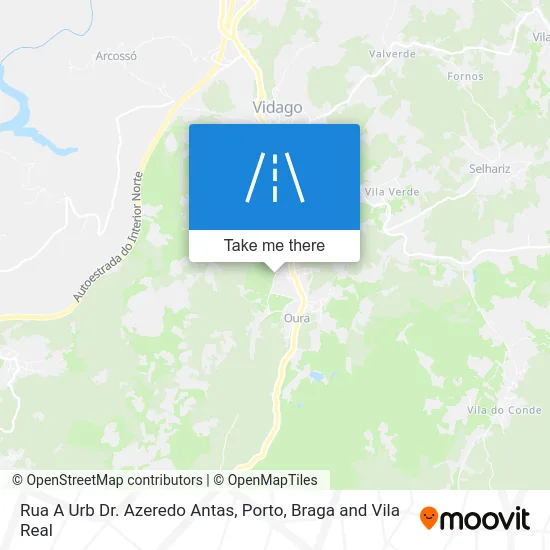 Rua A Urb Dr. Azeredo Antas map