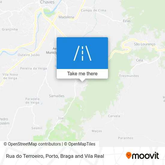 Rua do Terroeiro map
