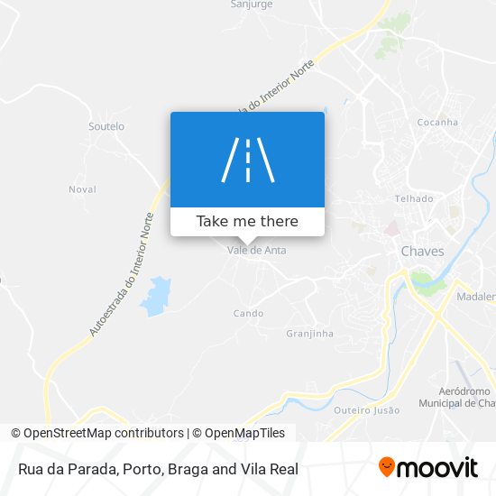 Rua da Parada mapa