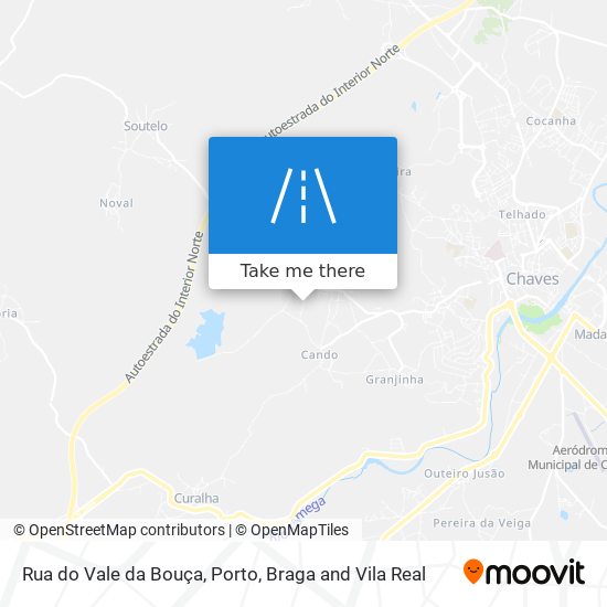 Rua do Vale da Bouça map