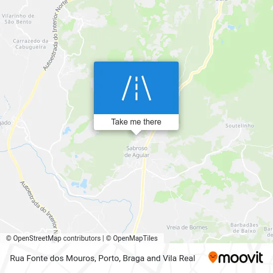 Rua Fonte dos Mouros map