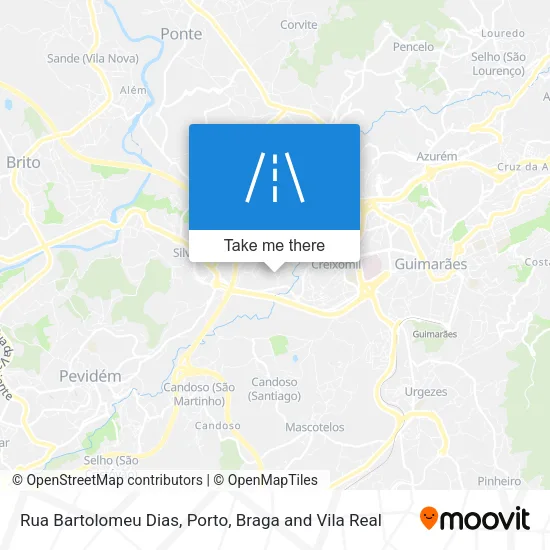 Rua Bartolomeu Dias map