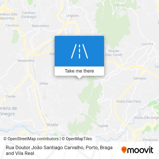 Rua Doutor João Santiago Carvalho map