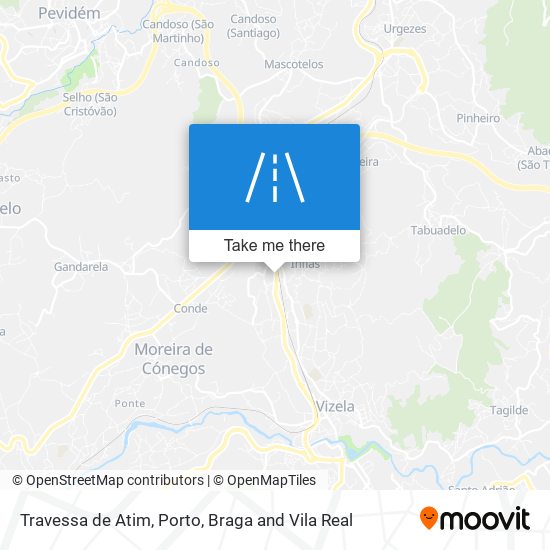 Travessa de Atim map