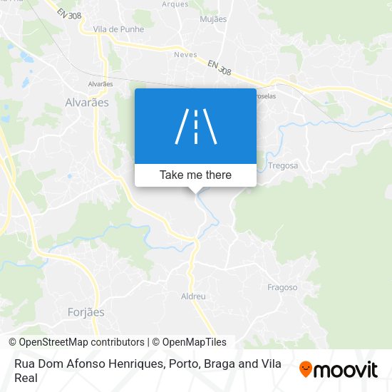 Rua Dom Afonso Henriques map