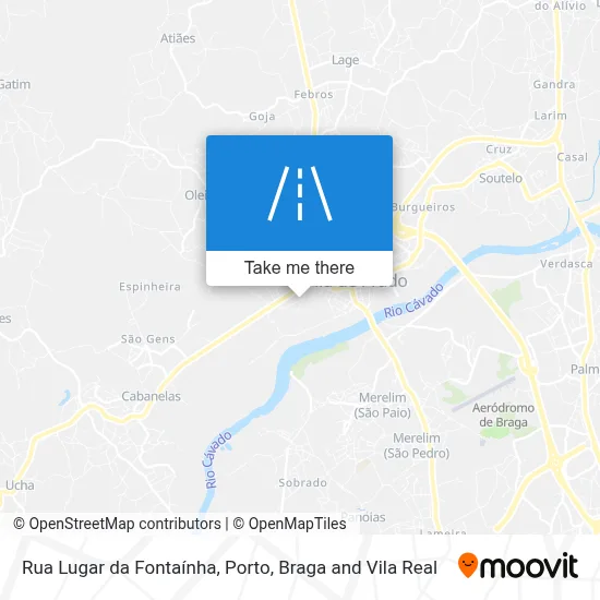 Rua Lugar da Fontaínha map