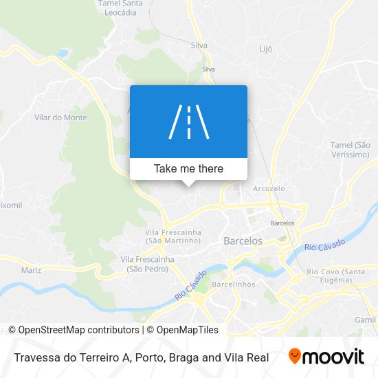 Travessa do Terreiro A map