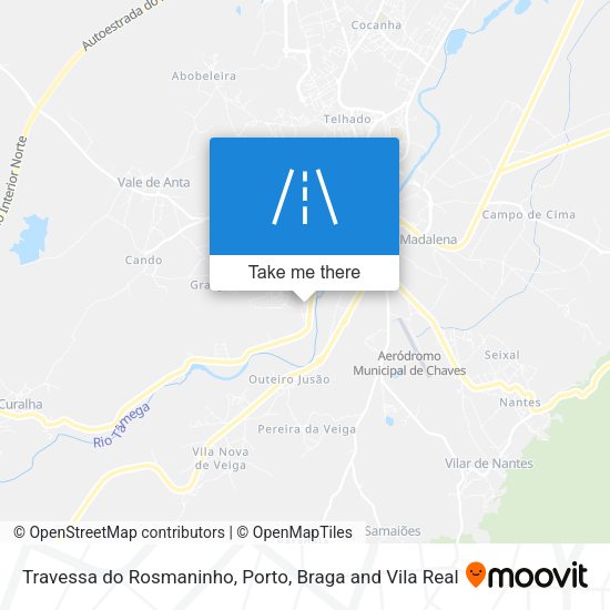Travessa do Rosmaninho mapa