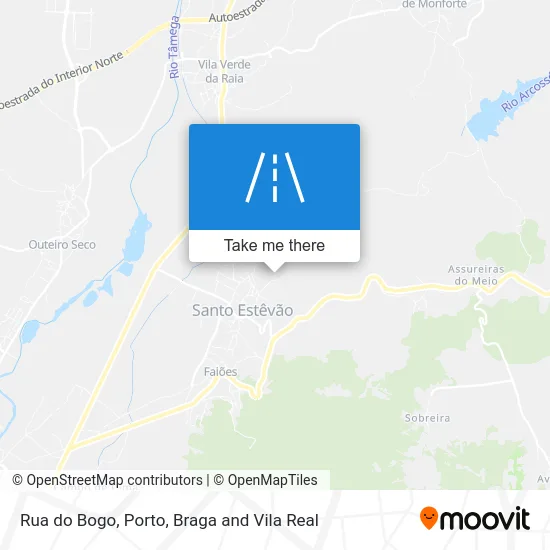 Rua do Bogo map
