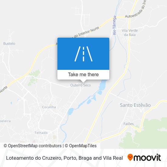 Loteamento do Cruzeiro mapa