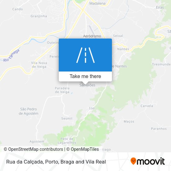 Rua da Calçada map