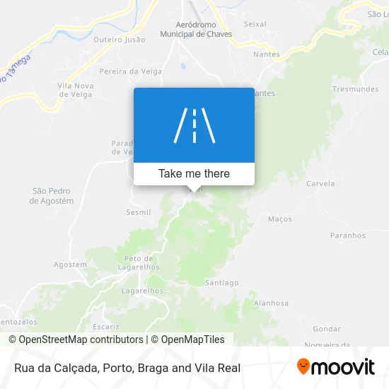 Rua da Calçada map