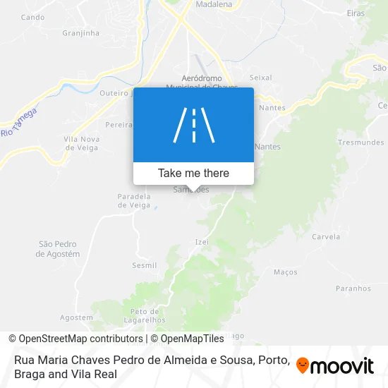 Rua Maria Chaves Pedro de Almeida e Sousa map
