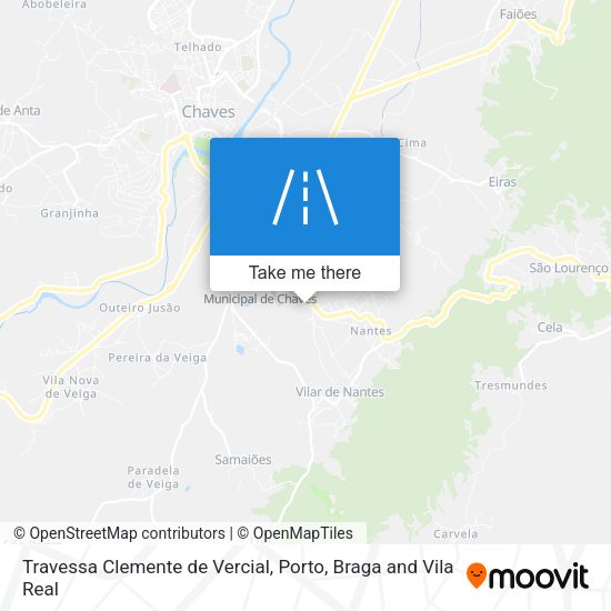 Travessa Clemente de Vercial mapa