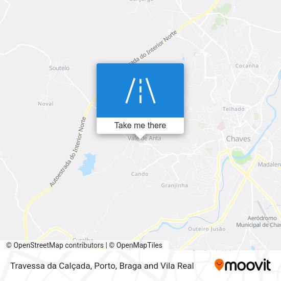 Travessa da Calçada map