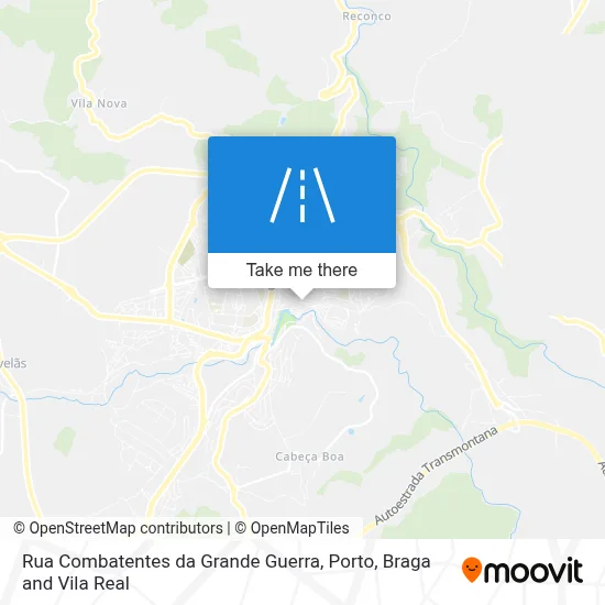 Rua Combatentes da Grande Guerra map