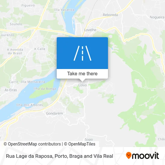 Rua Lage da Raposa map