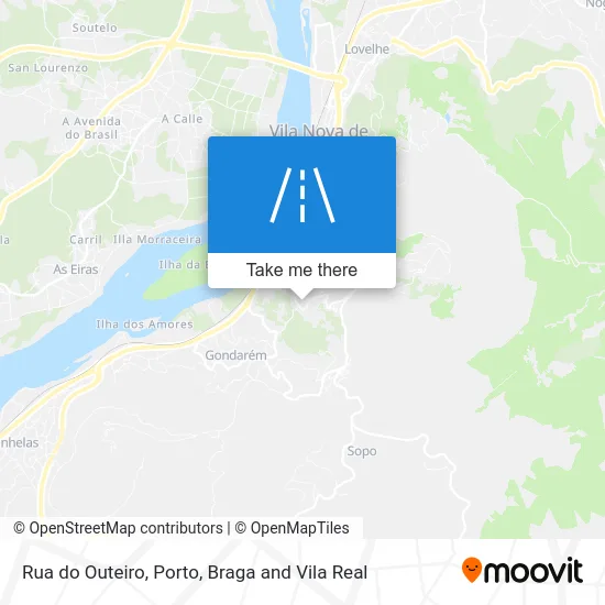 Rua do Outeiro map