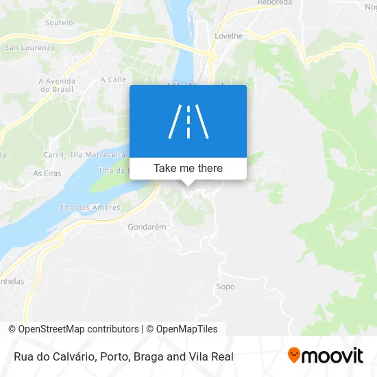 Rua do Calvário map