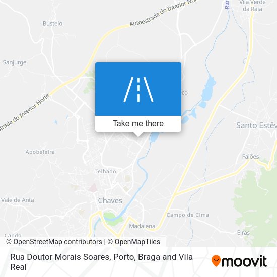 Rua Doutor Morais Soares mapa