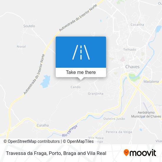 Travessa da Fraga mapa