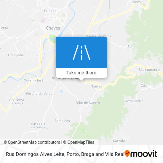 Rua Domingos Alves Leite mapa