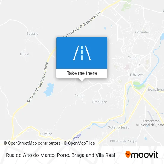 Rua do Alto do Marco map