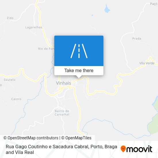 Rua Gago Coutinho e Sacadura Cabral map