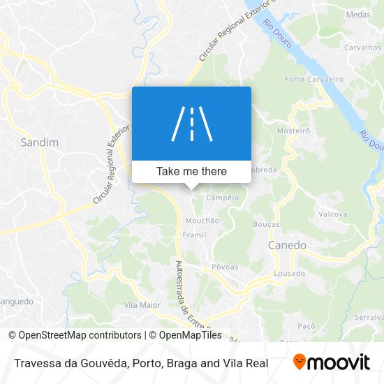 Travessa da Gouvêda mapa