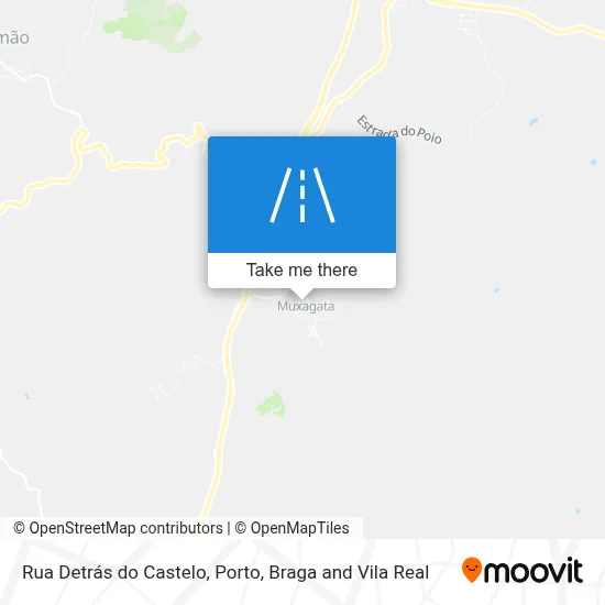 Rua Detrás do Castelo map