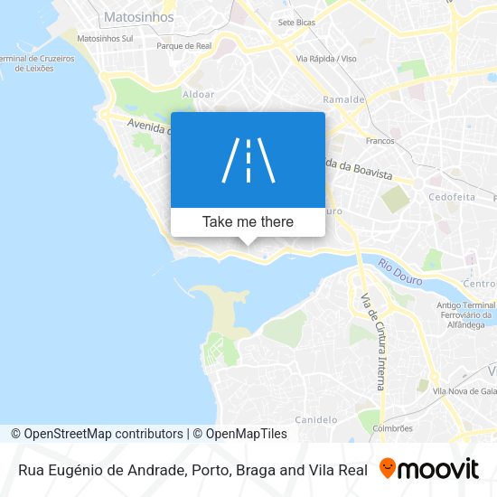 Rua Eugénio de Andrade map