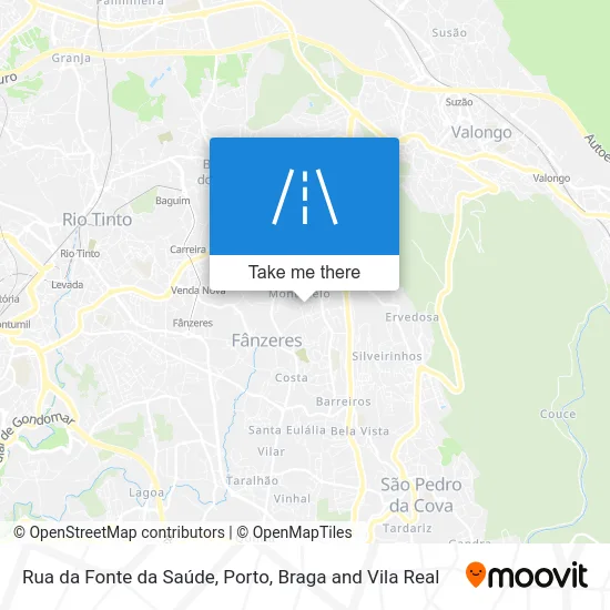 Rua da Fonte da Saúde map