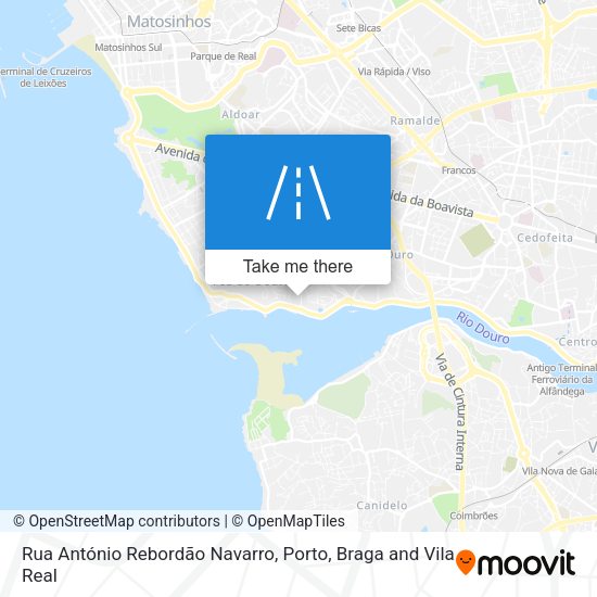 Rua António Rebordão Navarro map