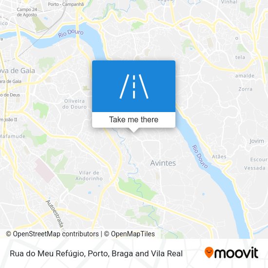 Rua do Meu Refúgio map