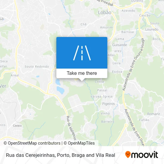 Rua das Cerejeirinhas map