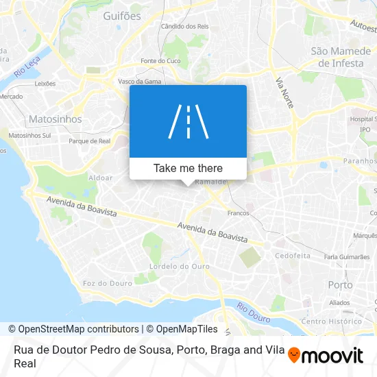 Rua de Doutor Pedro de Sousa map