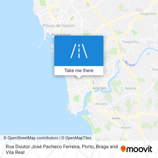Rua Doutor José Pacheco Ferreira mapa