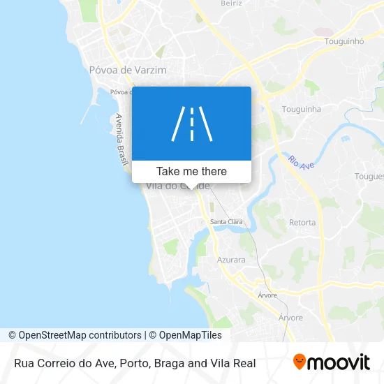 Rua Correio do Ave map