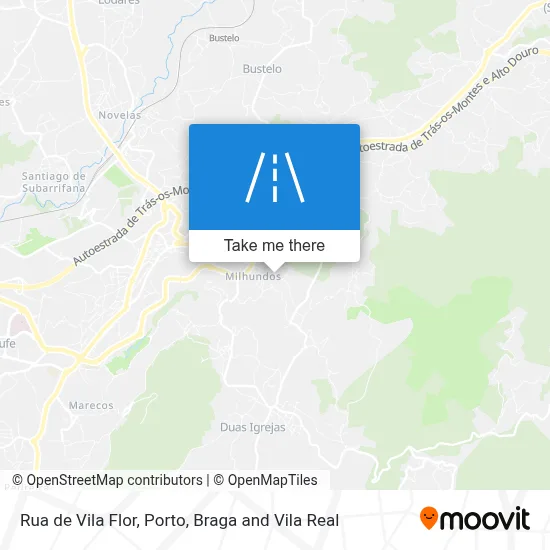 Rua de Vila Flor map