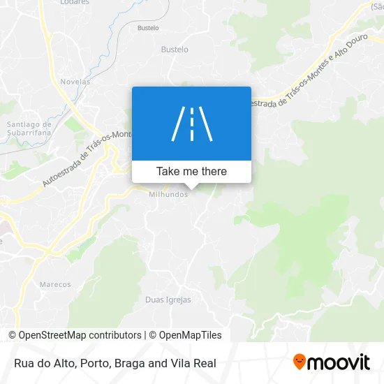 Rua do Alto map