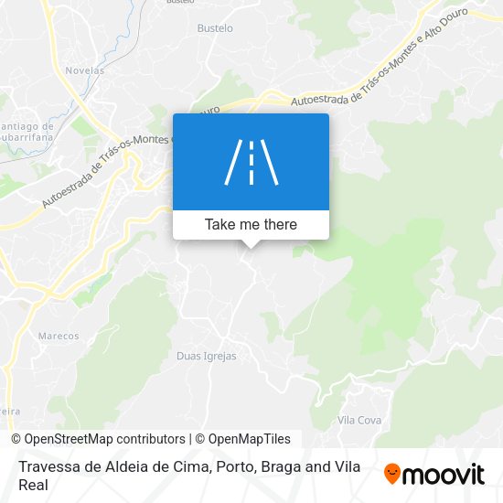 Travessa de Aldeia de Cima map