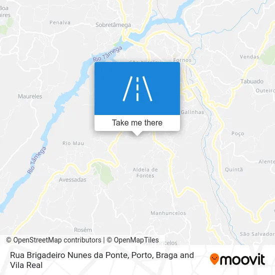 Rua Brigadeiro Nunes da Ponte map
