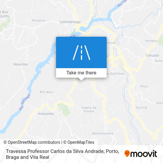 Travessa Professor Carlos da Silva Andrade mapa