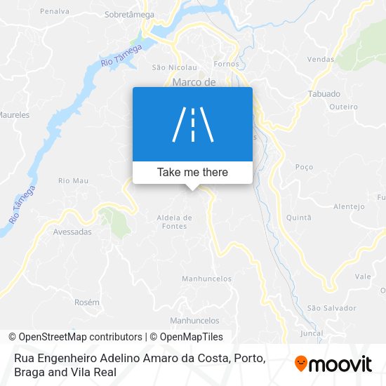 Rua Engenheiro Adelino Amaro da Costa mapa