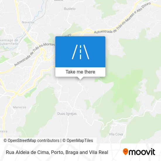 Rua Aldeia de Cima map