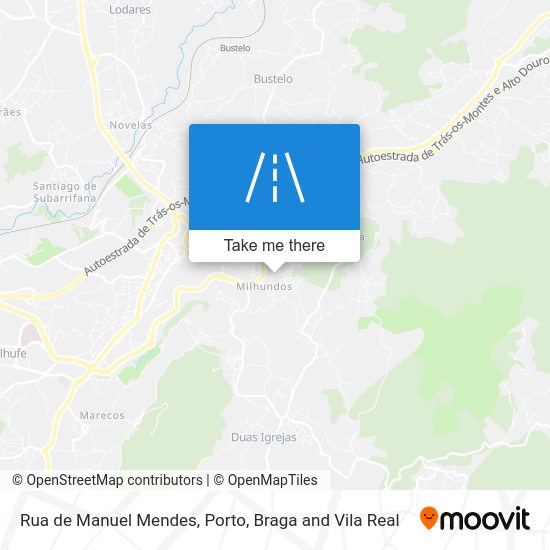 Rua de Manuel Mendes map