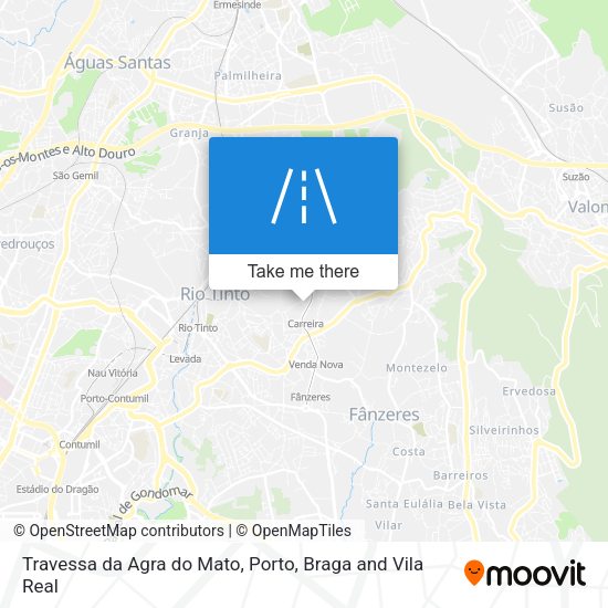 Travessa da Agra do Mato map